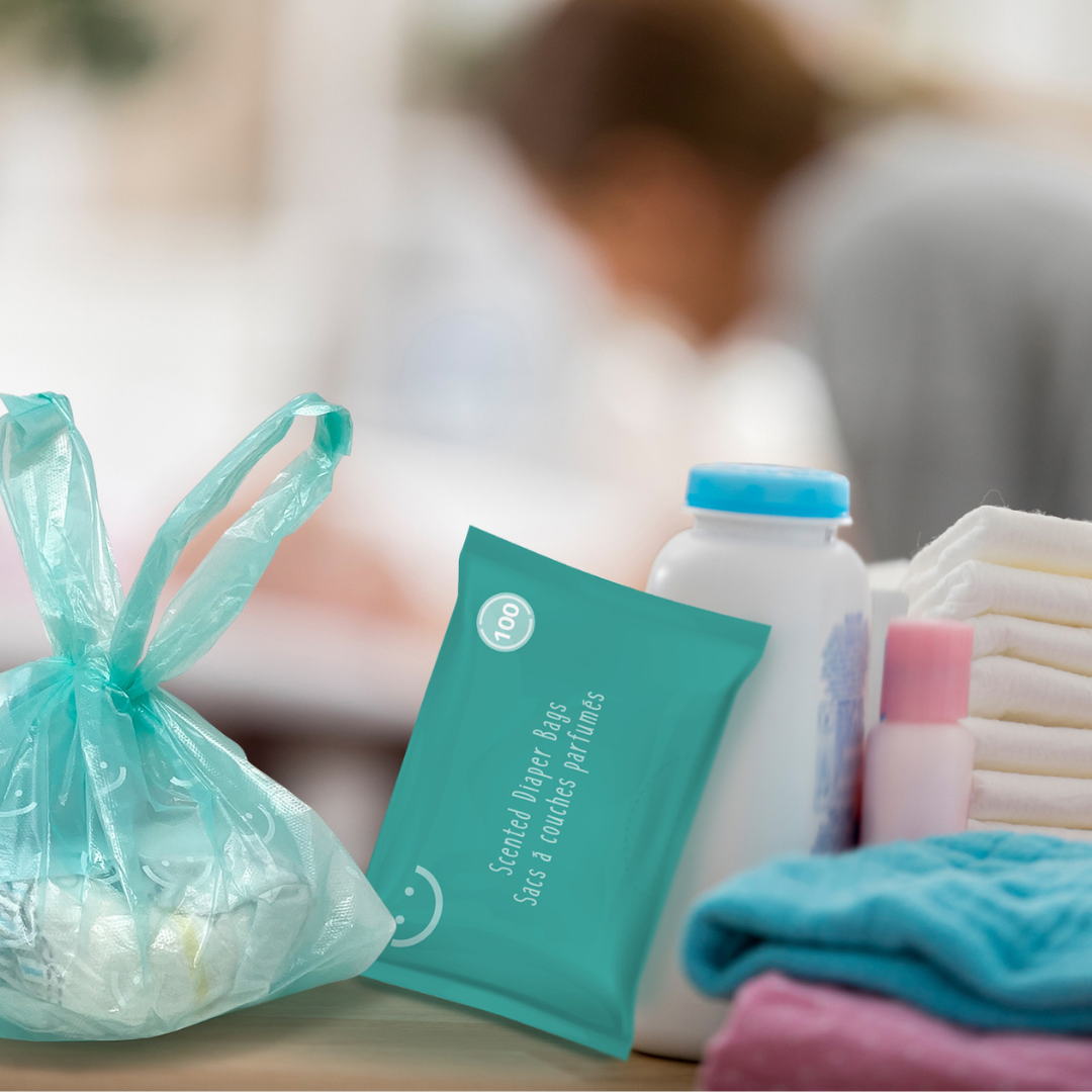 Disposable Scented Diaper Bags - 200 Count