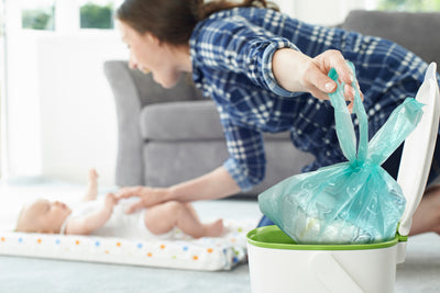 Disposable Scented Diaper Bags - 50 Count